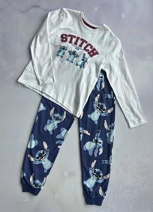 Пижама на девочку демисезонная stitch disney primark р.116 см (5-6 лет)