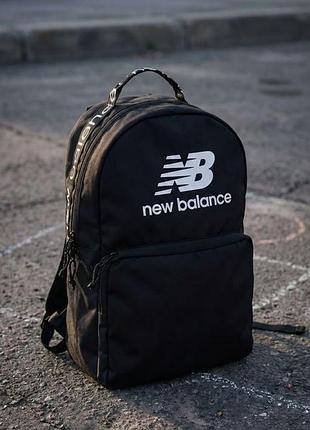 Рюкзак чорний спортивний new balance сумка портфель нью беланс