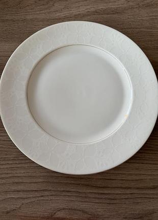 Велика тарілка від rosenthal, white velvet