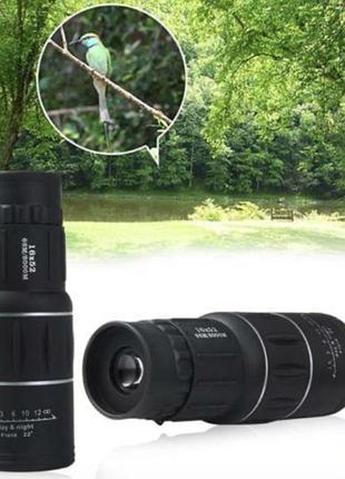 Монокуляр bushnell 16x52 powerview, монокль, бушнел, підзорна труба з чохлом