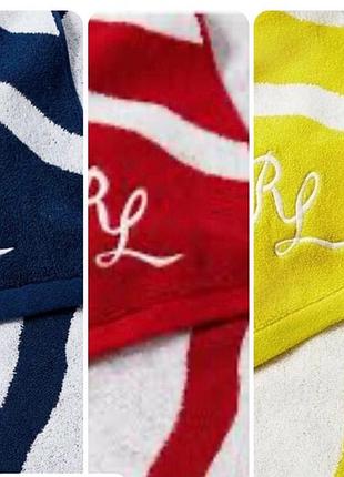Большое пляжное полотенце для бассейна ralph lauren (blue label) ryder, мягкое и впитывающее