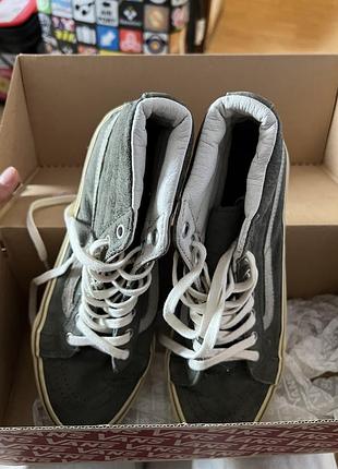 Vans високі осінні кольору хакі