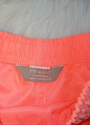 Шорты primark 3-6 мес 2