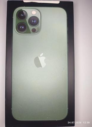 Коробка apple iphone 13 pro max, alpine green 256gb, a2641 mncv3j/a