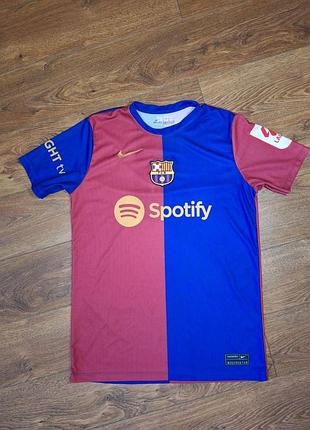Футболка nike fc barcelona lamine yamal No19, размер l, барселона ламин ямаль
