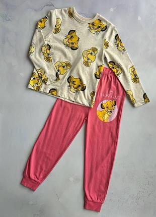 Піжама на дівчинку демісезонна simba король лев primark р.104 см (3-4 роки)