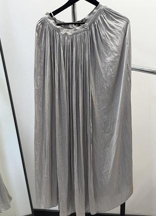 Шовкова максі спідниця massimo dutti s
