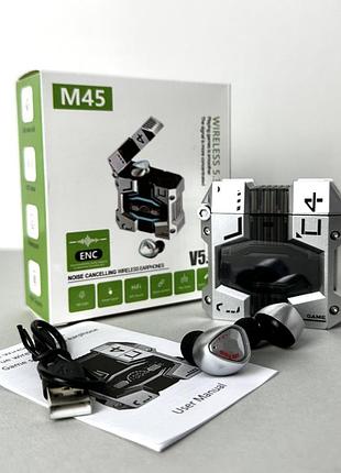 Бездротові навушники m45 series earbuds smart case