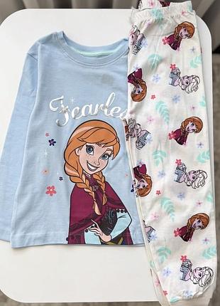 Піжама для дівчинки з улюбленими героями ельза анна frozen