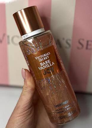 Спрей виктория сикрет bare vanilla joy shimmer