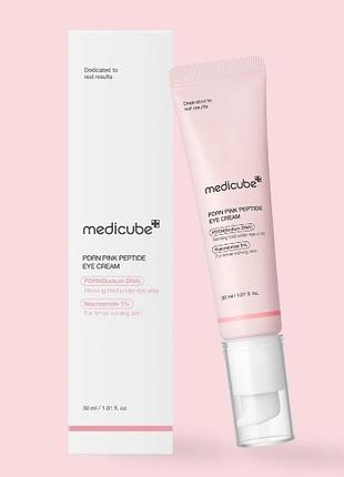 Крем для шкіри навколо очей з пептидами та полінуклеотидами medicube  pdrn pink peptide eye cream