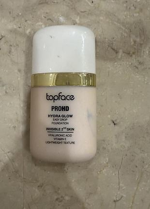 Тональна основа topface prohd hydra glow foundation 001 alabaster (слонова кістка) pt477 (30 мл)