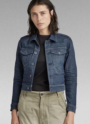 Жіноча джинсова куртка g-star d-staq panzer stretch denim organic - m