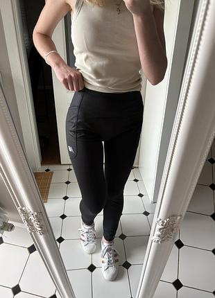 New balance лосини чорні з флісом | розмір хс-с