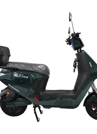 Велосипед з електромотором spark run evo 14" 72v/1200w/20ah зелений