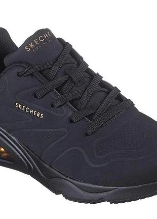 Жіночі чорні кросівки skechers 38 розмір tres-air uno ah-mazing