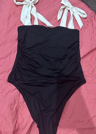 Черный купальник h&m