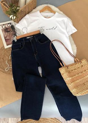 Красиві сині джинси скінні levi’s 724