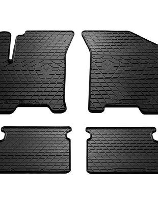 Резиновые коврики (4 шт, stingray) для chevrolet aveo t250 2005-2011 гг