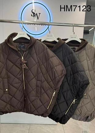 Женская стеганая жилетка oversize