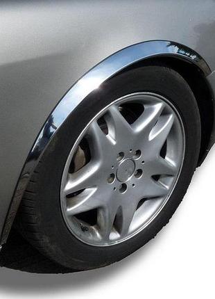 Накладки на арки (4 шт, нерж) для mercedes s-сlass w220 1998-2005 рр