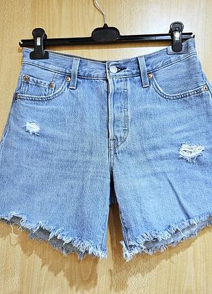 Джинсовые шорты levi's
