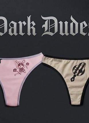 Труси готика вінтаж dark dudes стрінги
