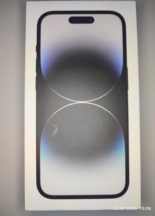 Коробка apple iphone 14 pro, silver 128gb, a2890 mq023rx/a