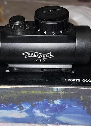 Приціл коліматорний walther 1x30