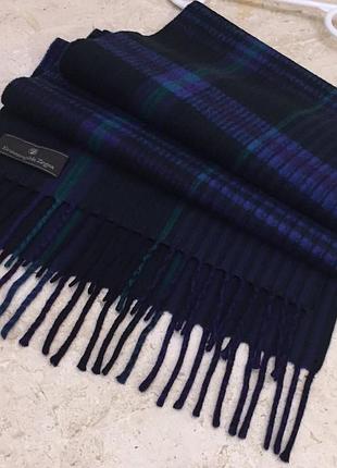 Шарф  брендовий ermenegildo zegna signature logo wool cashmere  scarf оригінал.зі свіжих колекцій