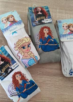 Дитячі колготи ельза анна відважна хоробра меріда disney р.128/134