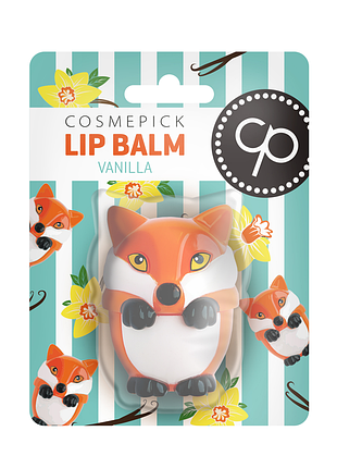 Бальзам для губ cosmepick ваніль – лисичка vanilla fox, 6 g