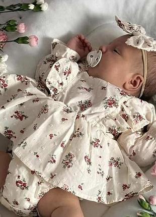 Сукня боді з повʼязкою 62р.