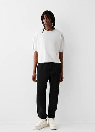 Джоггеры bershka 19403 утепленные black