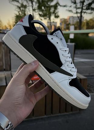 Кросівки nike air jordan x travis scott артикул: 1150-1