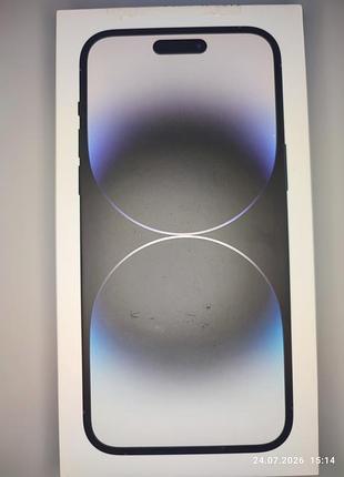 Коробка apple iphone 14 pro max, space black 128gb, a2651 mq8n3ll/a