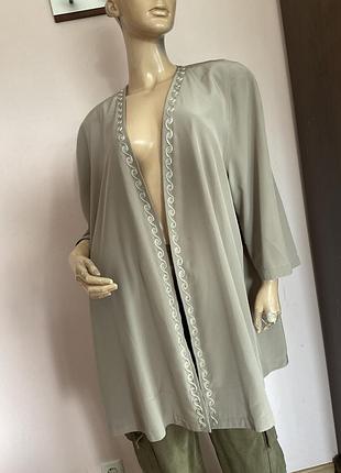 Удлиненный легкий кардиган/ 48/ brend mario pucci cecconi