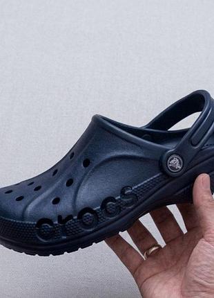 Мужские шлепанцы crocs baya navy