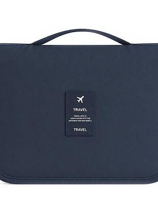 Дорожная сумка органайзер lesko xs040 dark blue подвесная косметичка несесер для путешествий travel bag
