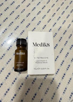 Сироватка з ліпідним вітаміном с для шкіри навколо очей medik8 c-tetra eye 7 мл