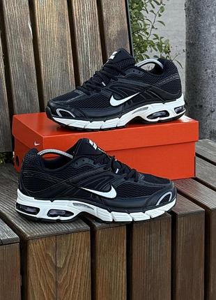 Кросівки nike air max moto 2k, чорно-білі (сіточка, літні) артикул: 0103-8