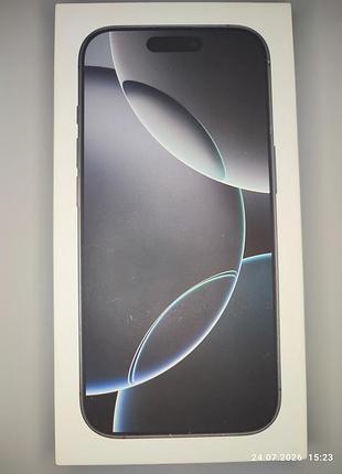 Коробка apple iphone 16 pro, white titanium 128gb, a3292 mymw3j/a