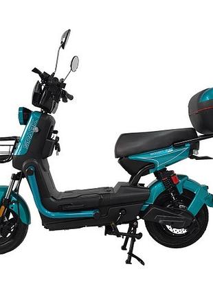 Велосипед з електромотором spark boost evo 14" 72v/1200w/20ah бірюзовий