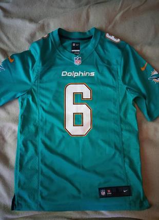 Футболка американский футбол nfl miami dolphiнс