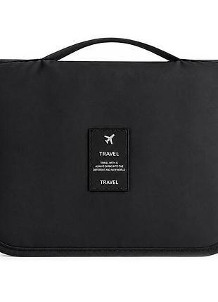 Дорожная подвесная сумка органайзер lesko xs040 black косметичка несесер для гигиенических принадлежностей