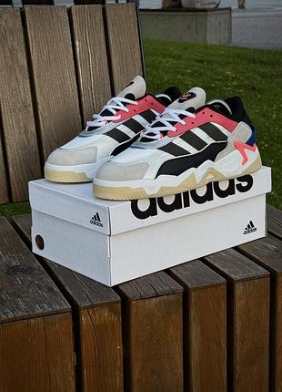 Кросівки adidas niteball ll, чорно - сірі артикул: 559-8