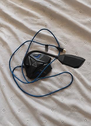 Микрофон promate streamer led, usb blue (streamer.blue)