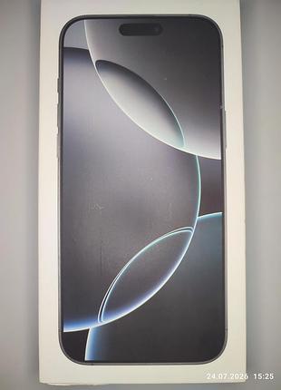 Коробка apple iphone 16 pro max, white titanium 256gb, a3295 mywh3j/a