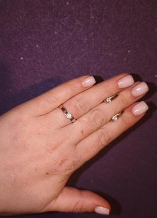 Серьги+кольцо комплект набор 925, 375