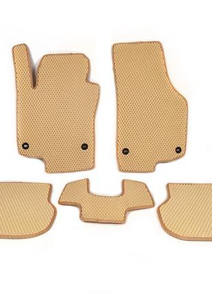 Коврики eva (бежевые) для volkswagen golf 5 2003-2009 гг